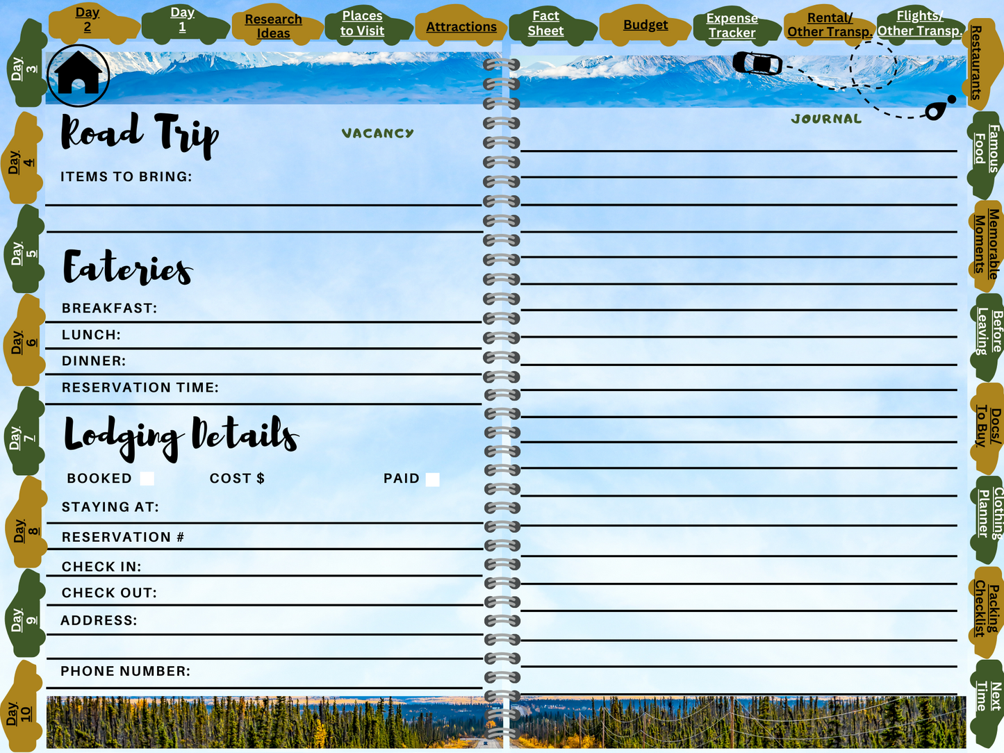 Digital Road Trip Travel Planner: Scenic Routes, Seamless Plans