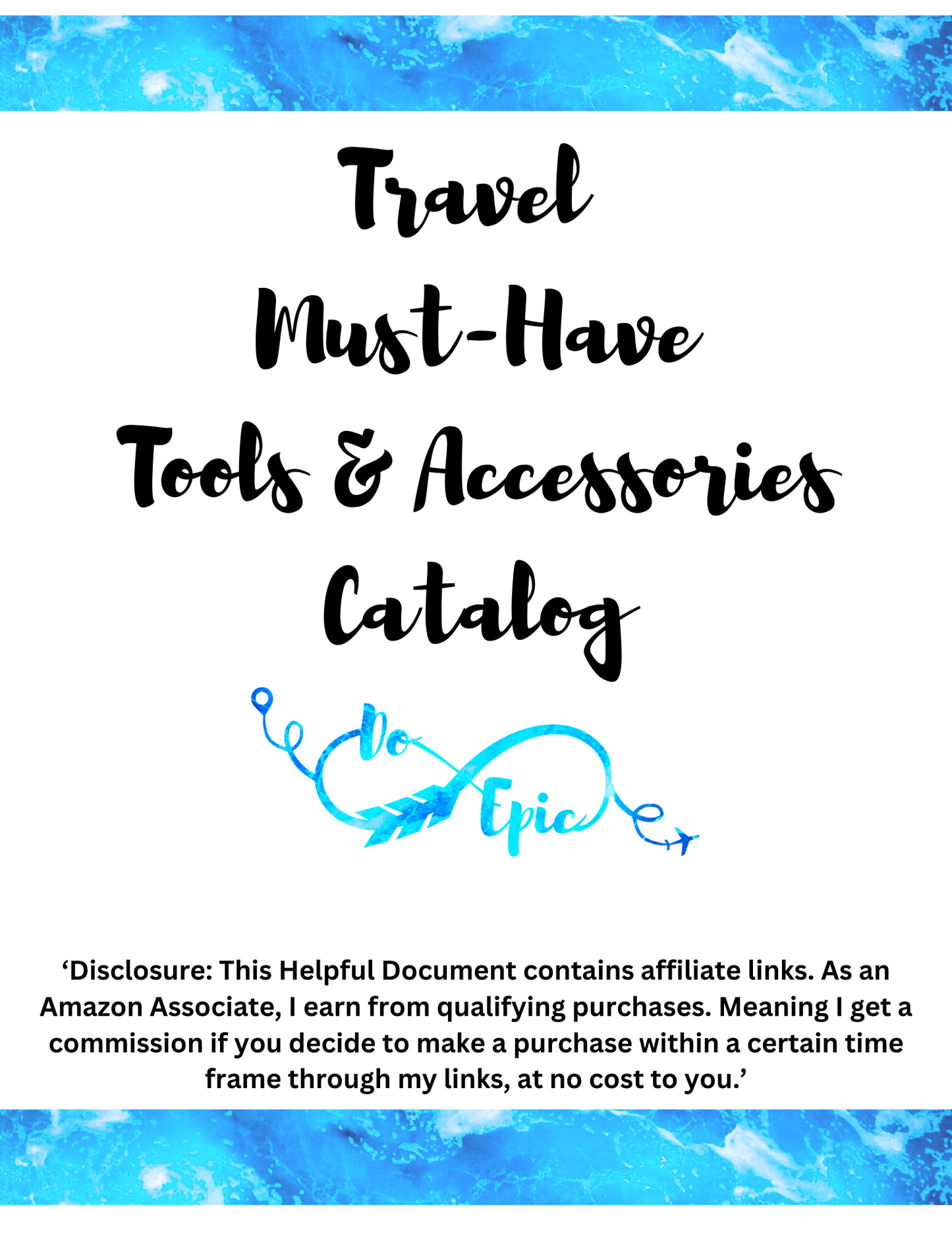 Travel  Must-Have Tools & Accessories Catalog