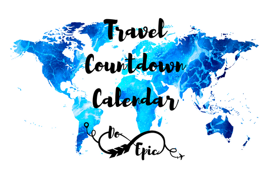 Digital Travel Countdown Calendar: Escape Awaits