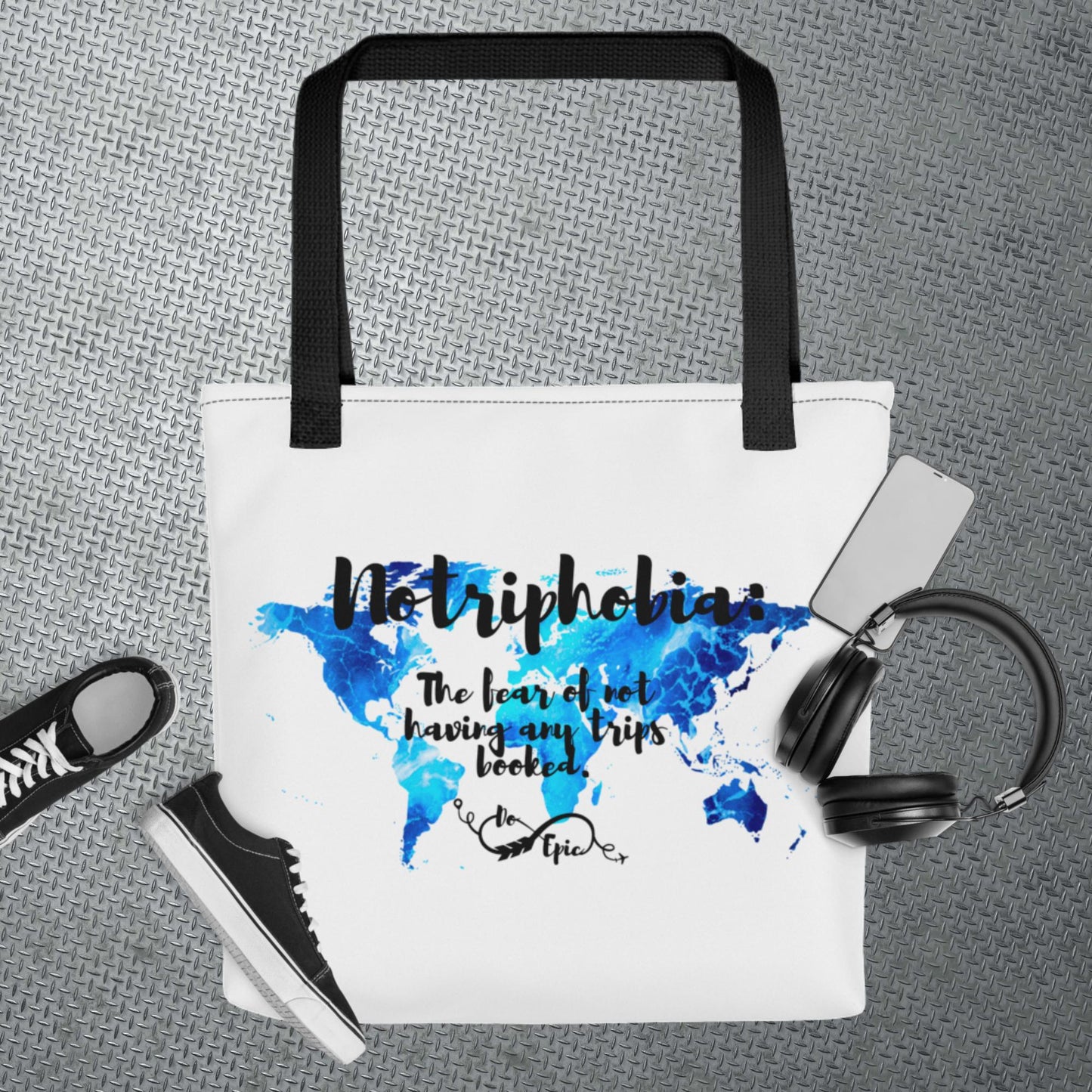 Notriphobia Tote Bag - Where Fearless Style Meets Adventure!